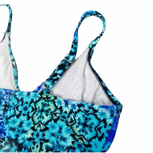 Swim Solutions Santorini Tankini Top Size 10 - Picture 6 of 9